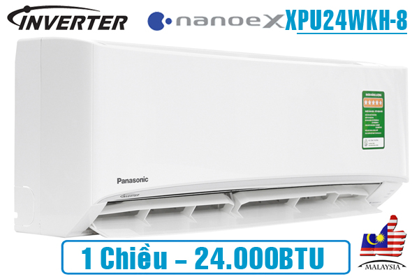Điều hòa Panasonic công suất 24000BTU 1 chiều inverter XPU24XKH-8